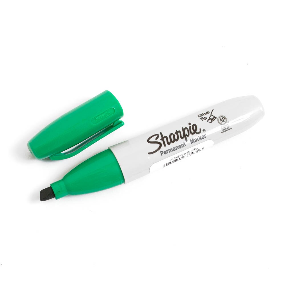 Sharpie, Markers, Art & School, Chisel, 82403, Green